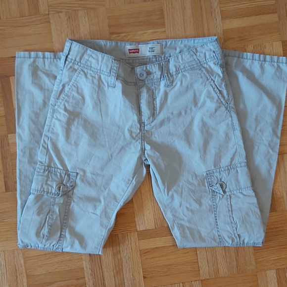 Levi 511 Slim Girls 10Reg Cargo Pants - Picture 4 of 8